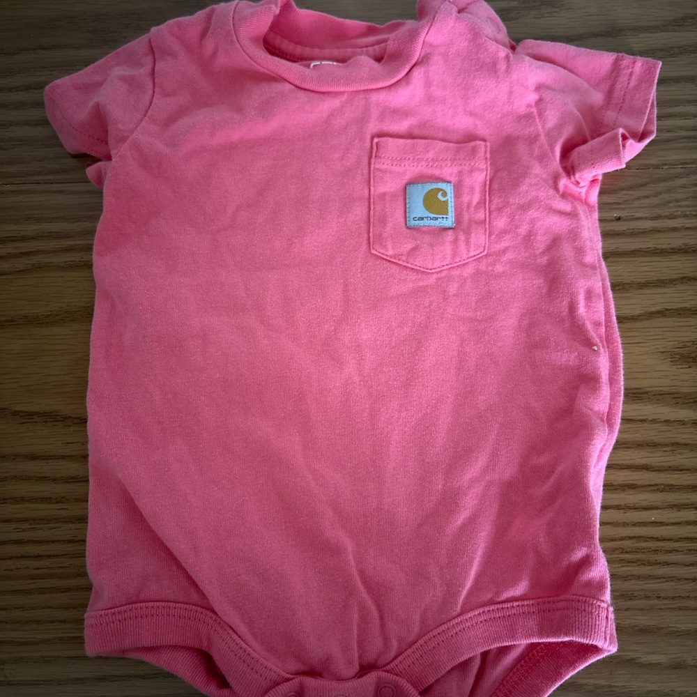 Carhartt Coral Baby Onesie